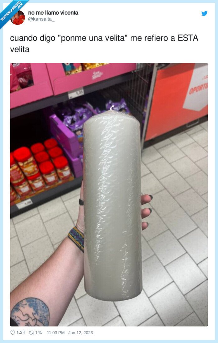 vela,poner,grande,comprar