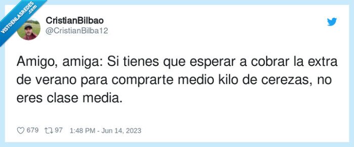 comprar,cerezas,esperar,sueldo,paga doble,cobrar