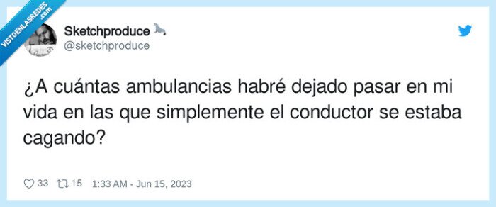 ambulancias,conductor,cuántas,cagando