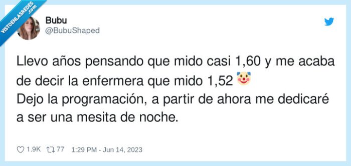 medir,engaño,bajita,enana