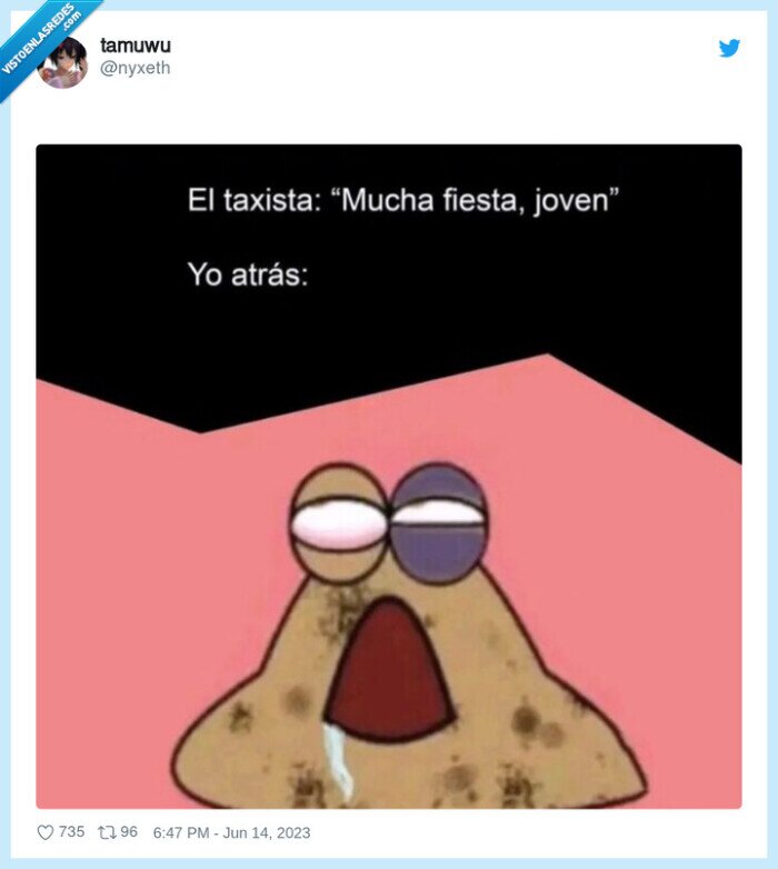 pou,taxi,destrozado,fiesta