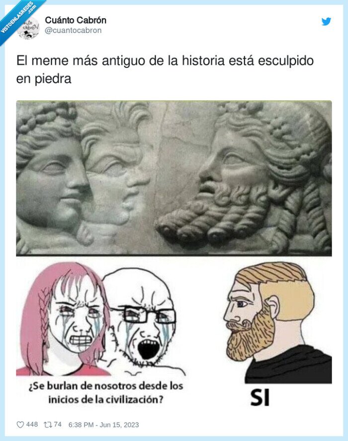 esculpido,historia,antiguo,piedra,meme