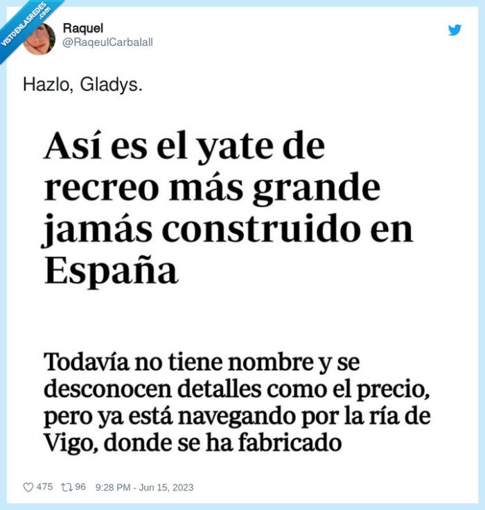 hazlo,gladys,gladis,yate,vigo