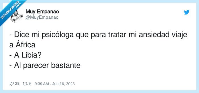 psicóloga,ansiedad,áfrica,libia,tratar