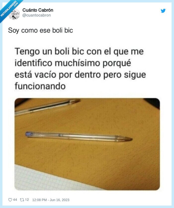 vacio,tinta,funcionando,boli bic