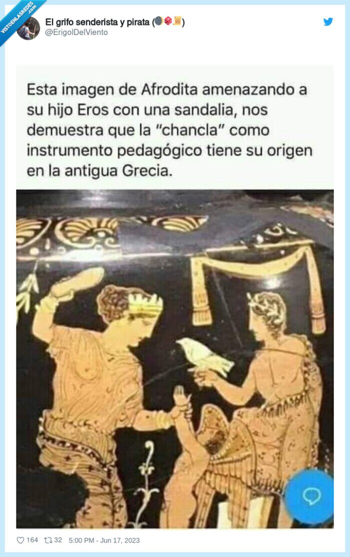 eros,afrodita,sandalia,amenaza,madre