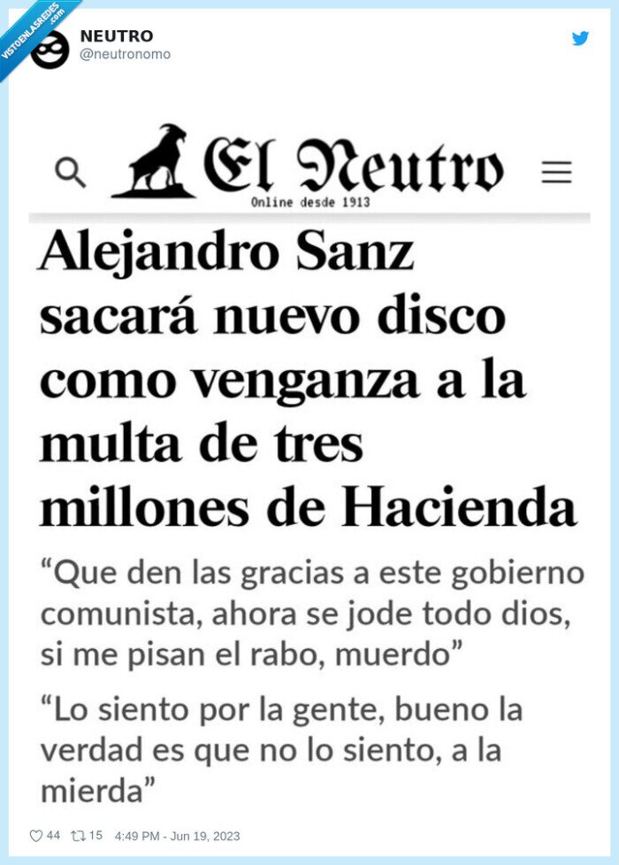 alejandro sanz,disco,venganza,hacienda