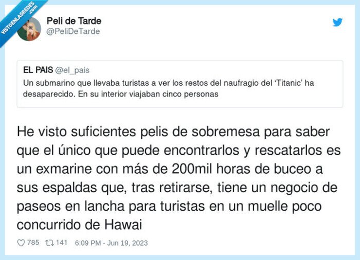 rescate,peliculas,sobremesa,titanic