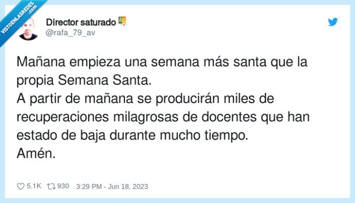 recuperaciones,producirán,milagrosas,docentes,mañana,fin de curso