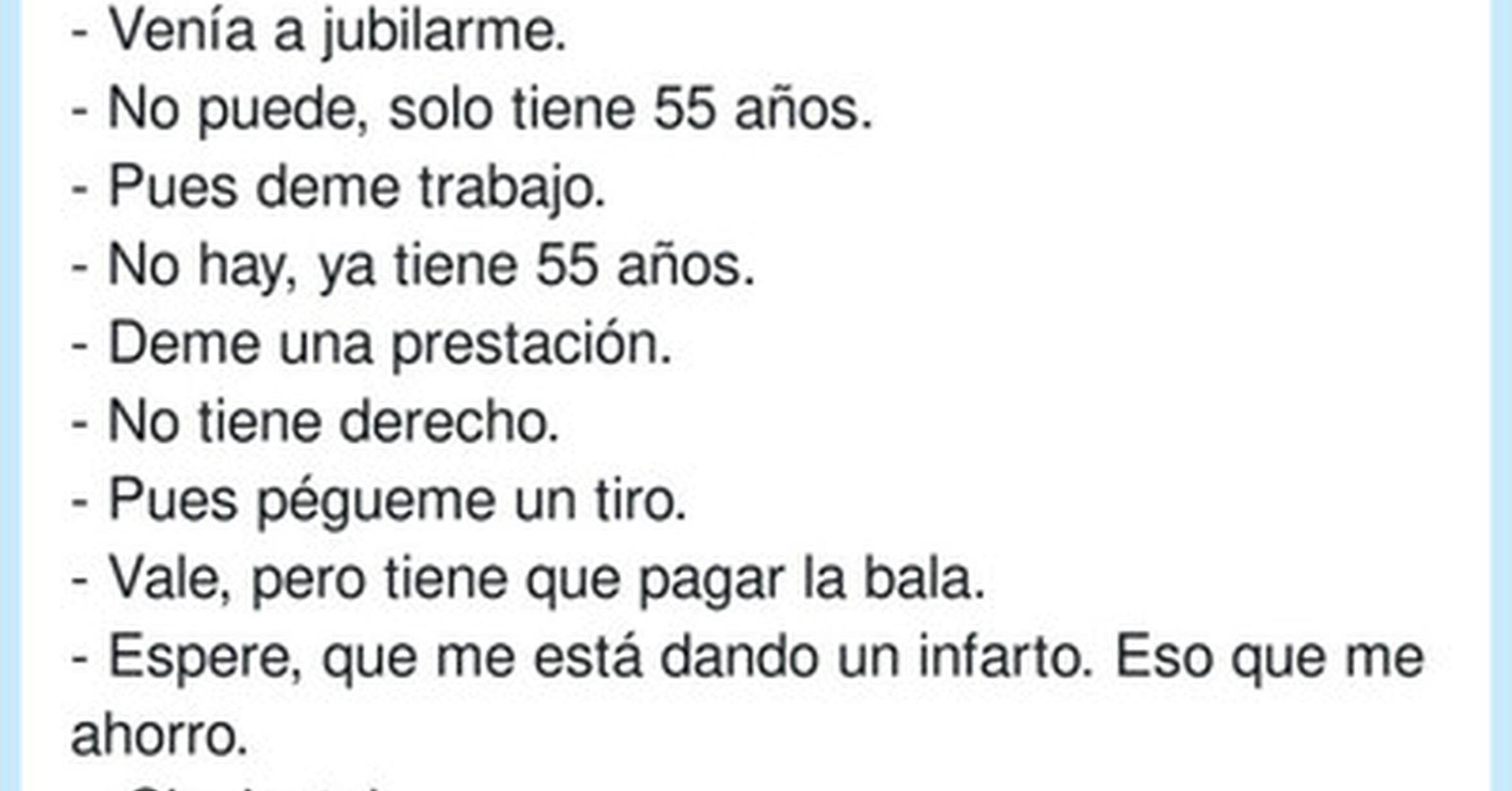 jajajajajaja no