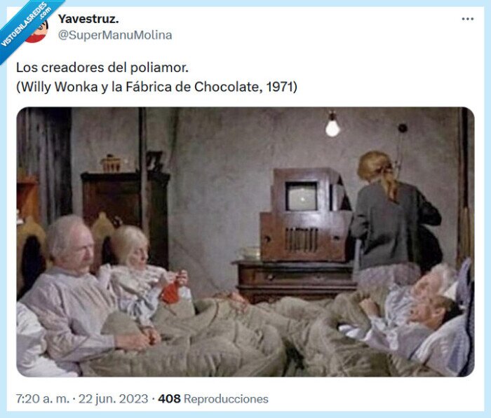 poliamor,creadores,charlie y la fábrica de chocolate