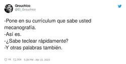 Enlace a Qué nivel, Maribel, por @El_Grouchico