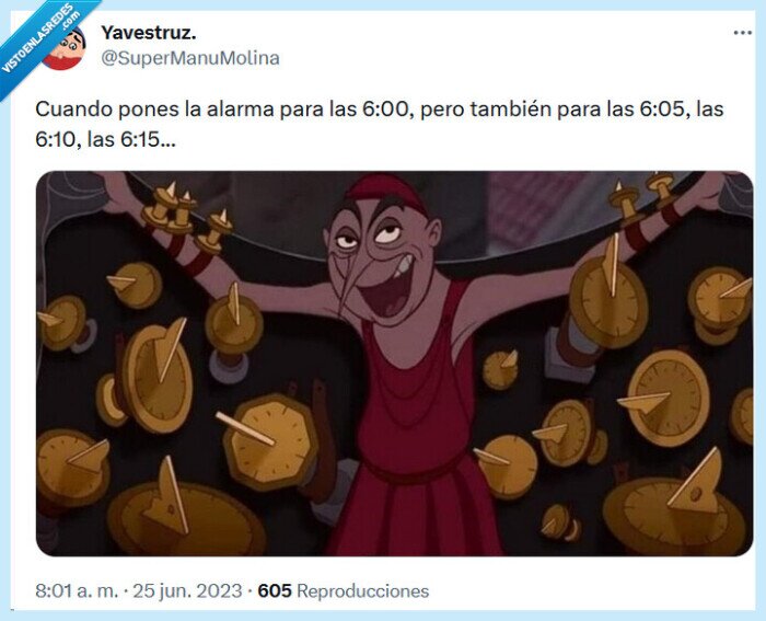 alarma,retraso,hñercules,disney