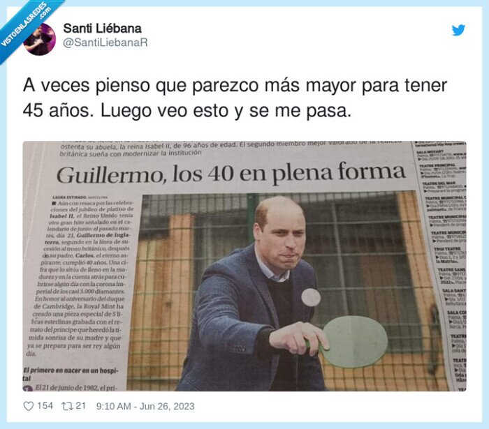 principe guillermo,edad,viejoven