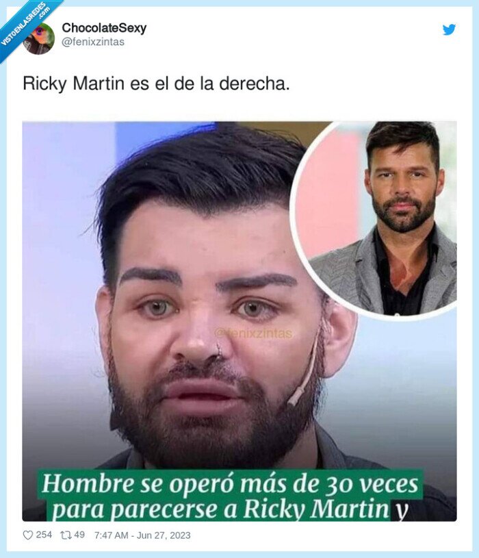 operaciones,parecerse,ricky martin