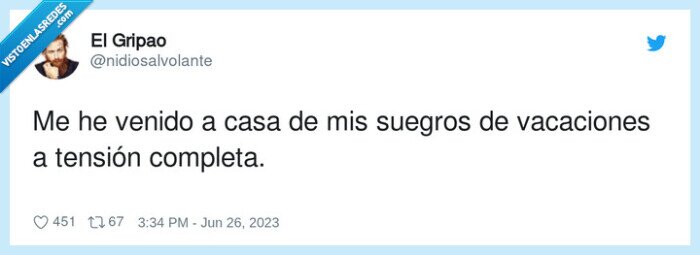 vacaciones,tensión completa,suegros,casa
