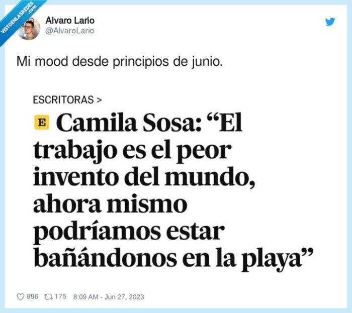 principios,trabajo,playa,baño,calor,junio,mood