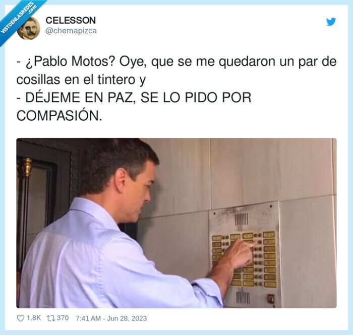 compasión,cosillas,pedro sanchez,pablo motos,hormiguero