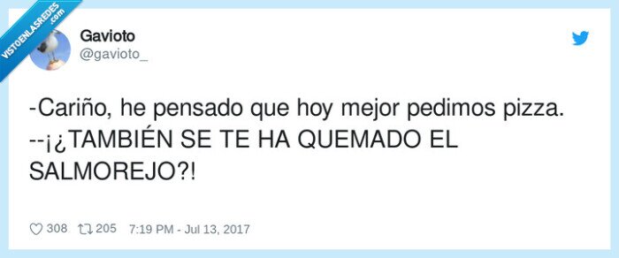 salmorejo,cariño,también,quemado