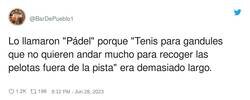 Enlace a Que se dejen de pádel, el mejor deporte es el futbolín, que se puede jugar sin salir del bar, por @BarDePueblo1