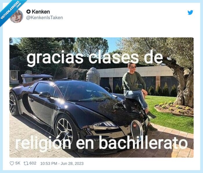 religión,bachillerato,cochazo