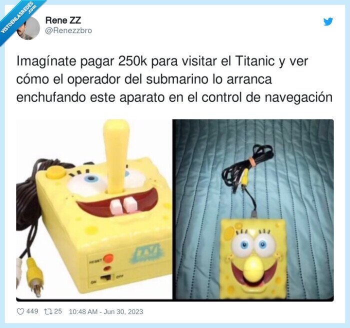 navegación,titanic,bob esponja,submarino