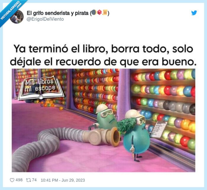 memoria,inside out,libros