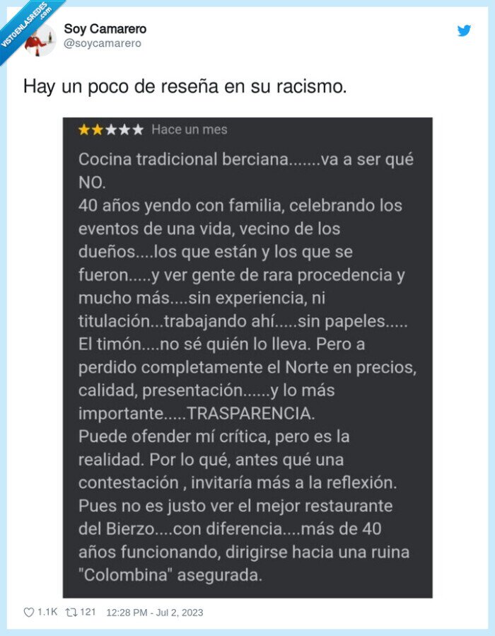 rese&ntilde;a,racismo,poco,colombia