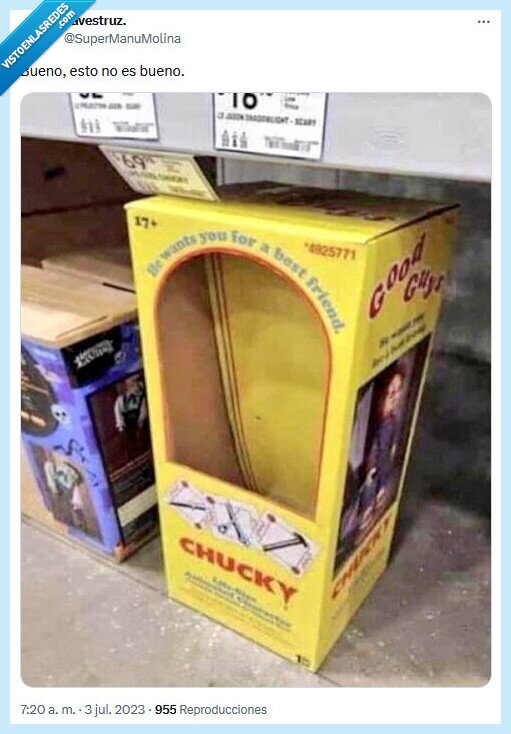 chucky,muñeco diabólico,escapar