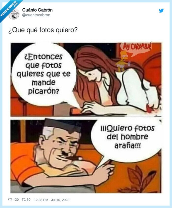 spiderman,fotos,pedir