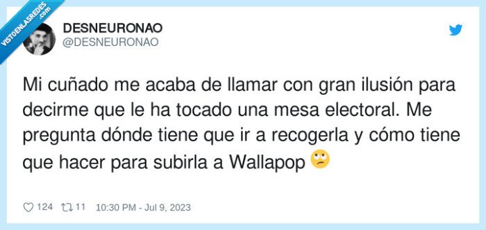mesa electoral,pregunta,wallapop