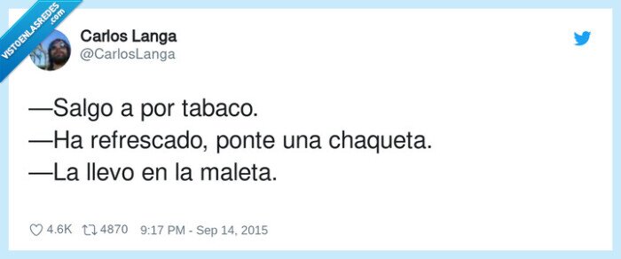 refrescado,chaqueta,tabaco,maleta,salir