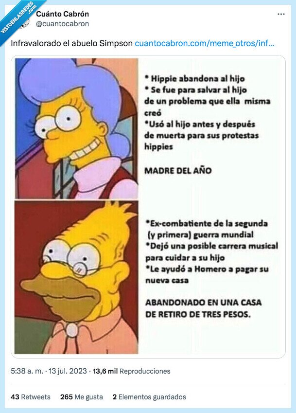 simpson,abuelos