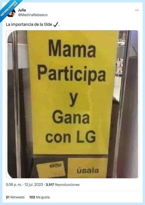mama,coma,puntuación