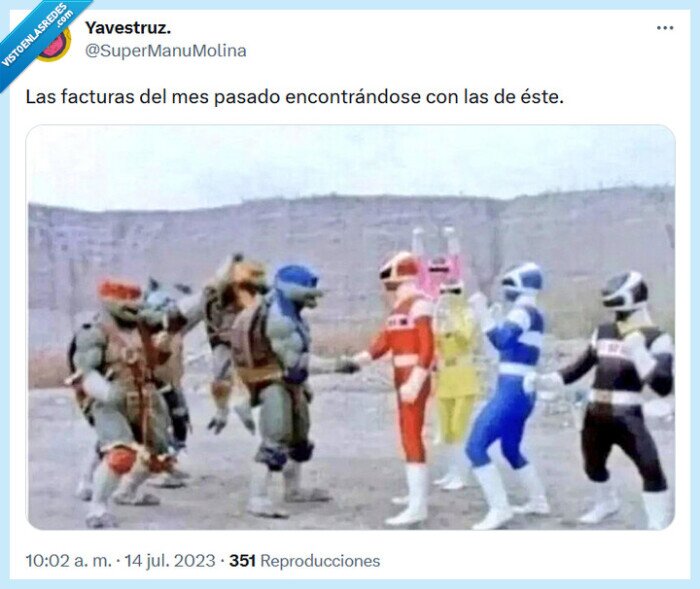 facturas,mes,power rangers,tortugas ninja