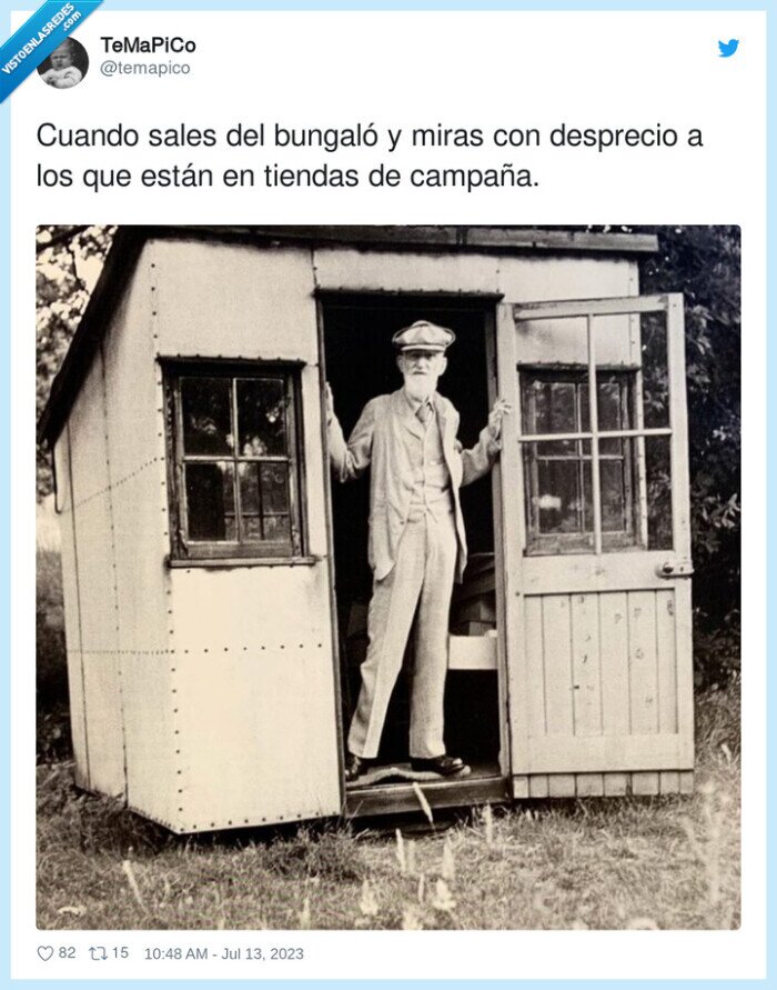 desprecio,bungaló,tiendas de campaña