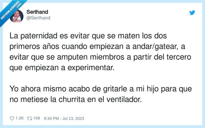 andar,gatear,experimentar,paternidad,ventilador