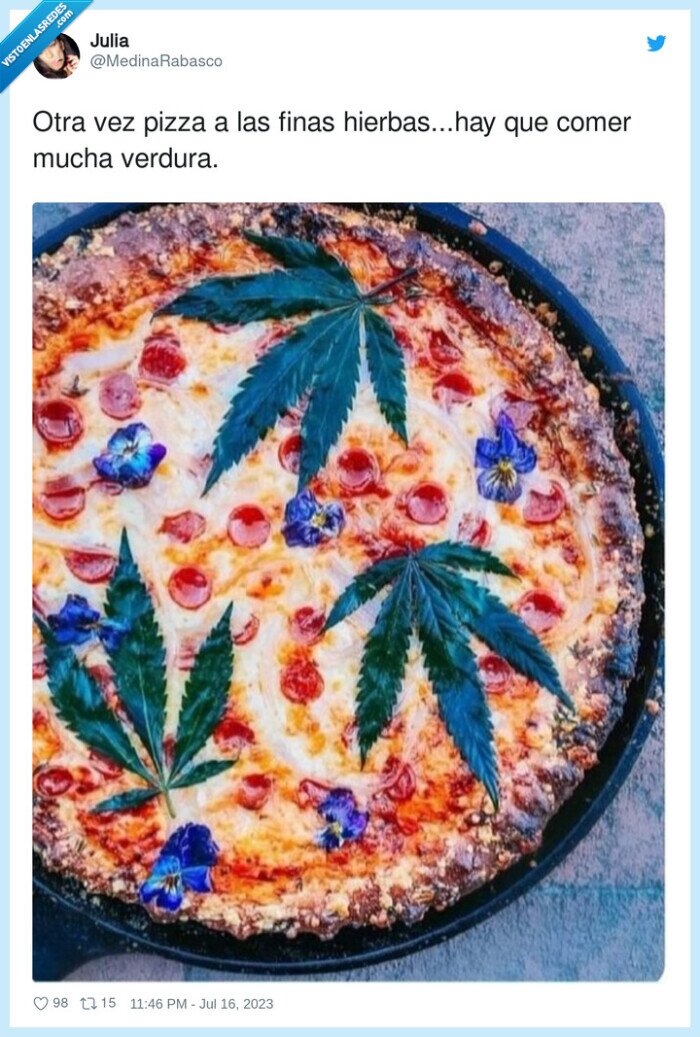 hierbas,verdura,pizza,comer