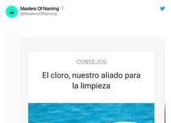 Enlace a Cloro que sí, por @MastersOfNaming