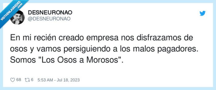 persiguiendo,disfraz,pagadores,empresa,morosos