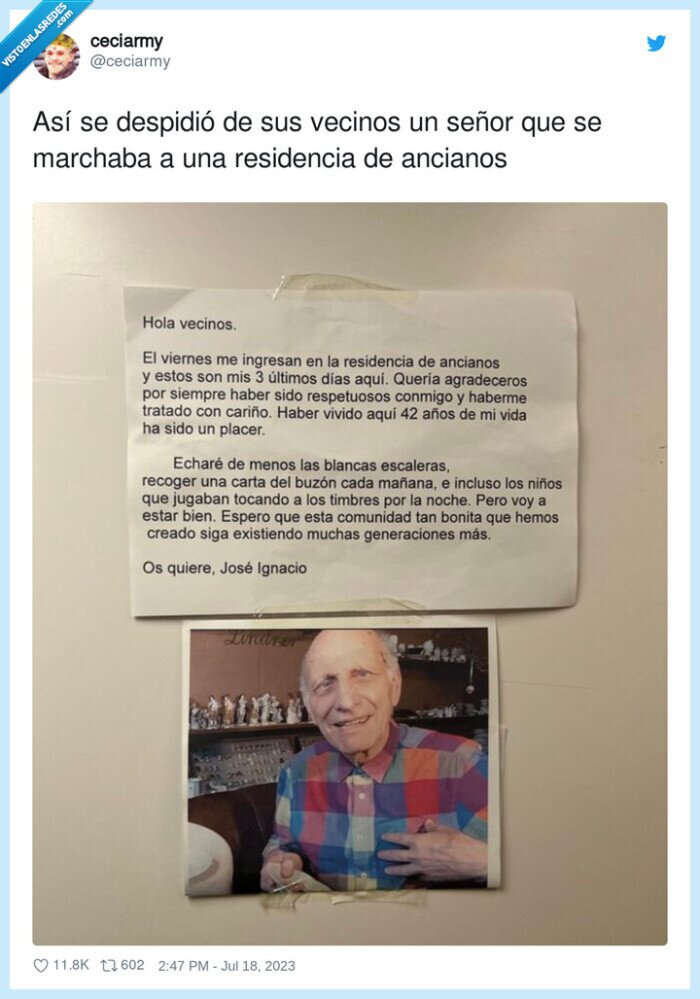 residencia,marcharse,ancianos,vecinos,señor
