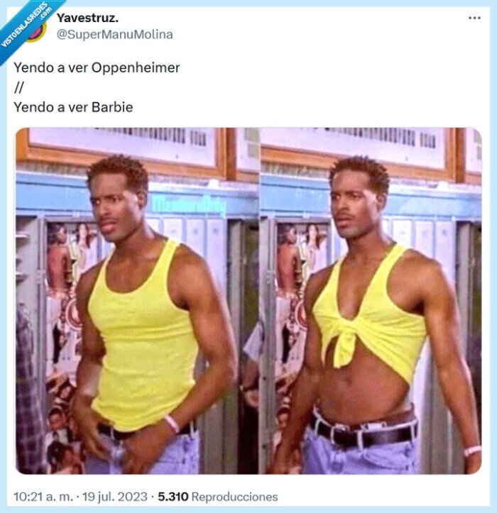 barbie,oppenheimer,cine