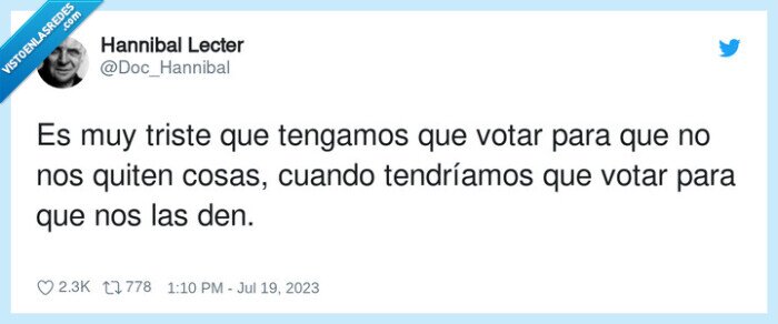 votar,cosas,quitar,dar