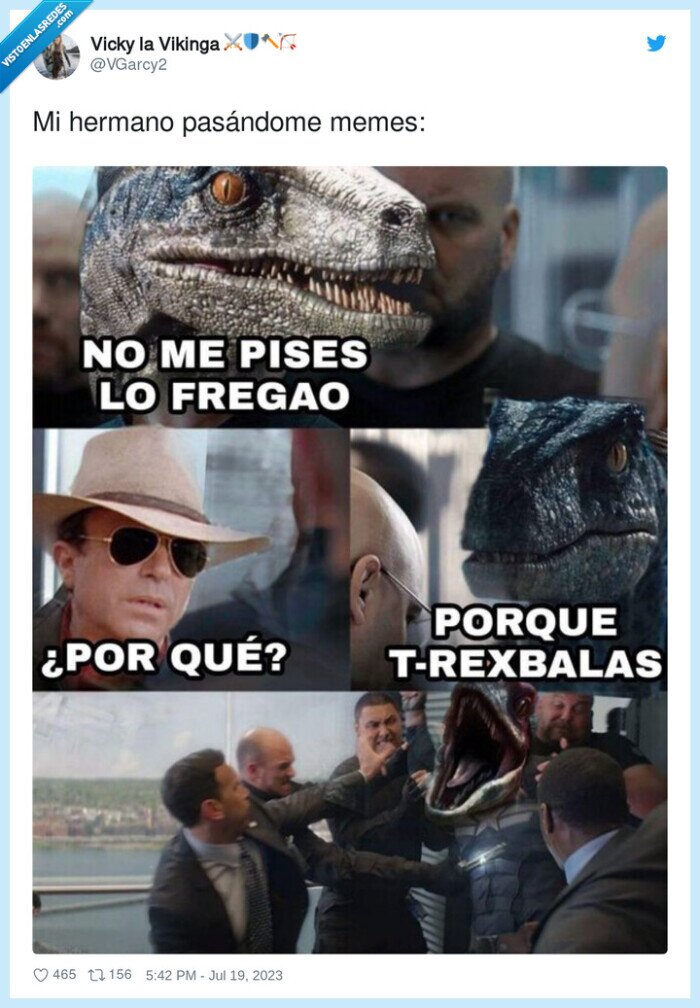 resbalar,trex,memes