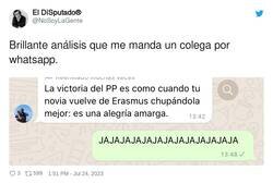 Enlace a Alegría amarga, por @NoSoyLaGente