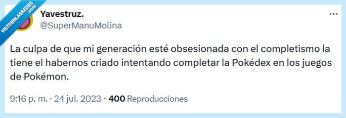 pokédex,completismo,pokémon,generación,jugar