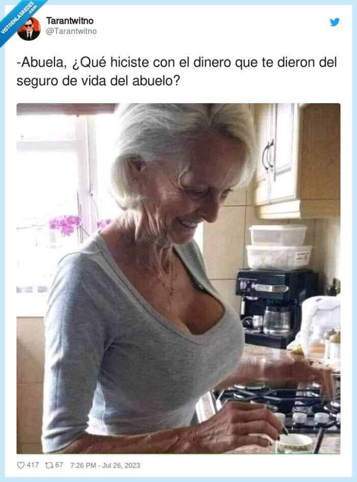 abuela,dinero,tetas,seguro,abuelo