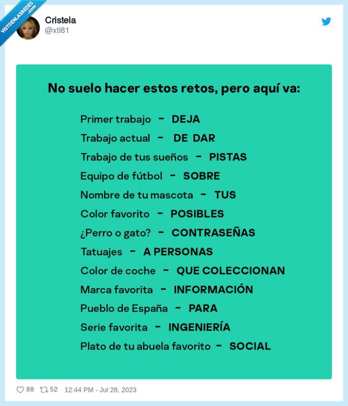 reto,trabajo,contraseña,ingeniería social