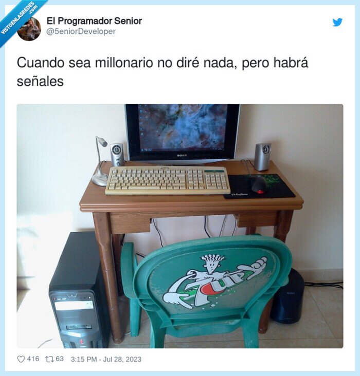millonario,señales,mesa,pc