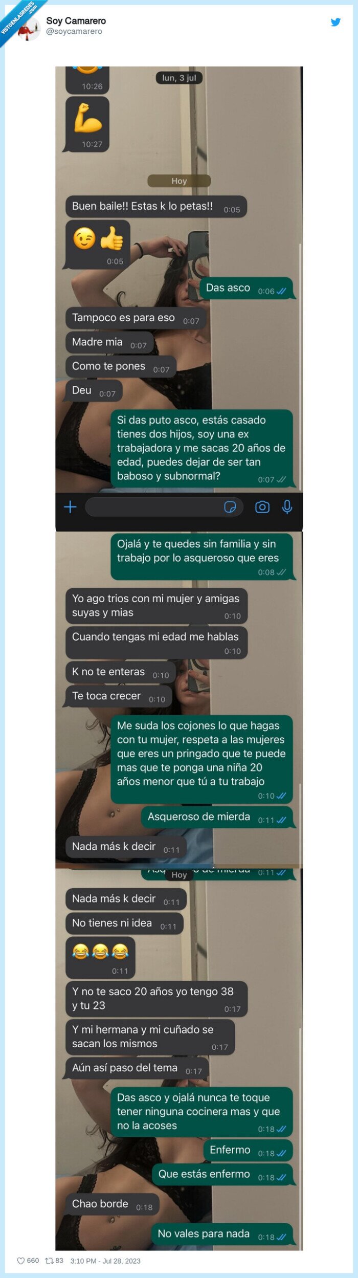 infiel,whatsapp,jefe,cocina